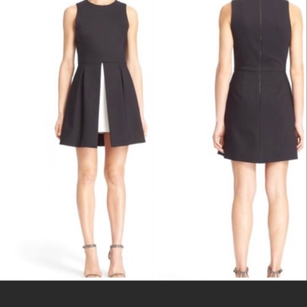🎉HP🎉 Alice + Olivia Black Fit & Flare Mini Dress